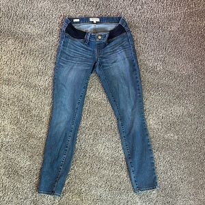 Madewell Maternity skinny jeans - under the belly